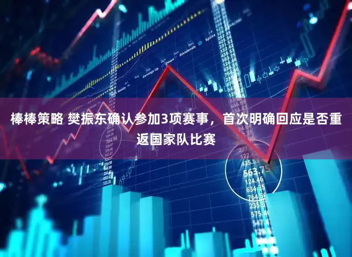 棒棒策略 樊振东确认参加3项赛事，首次明确回应是否重返国家队比赛